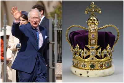 Veja a coroa que rei Charles III usará em cerimônia na Abadia de Westminster.