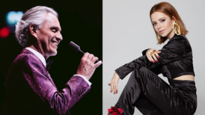 Andrea Bocelli vai cantar com Sandy em shows no Brasil